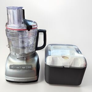 KitchenAid 11-Cup Food Processor Exact Slice System Contour Silver KFP1133CU